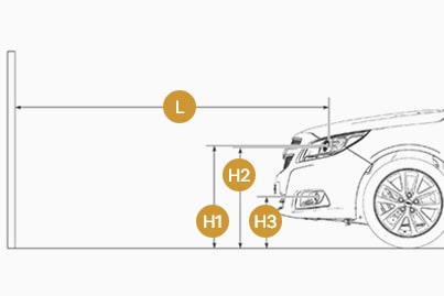 Headlamp lighting aiming order